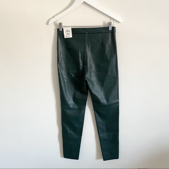 ZARA // Blogger Favorite Faux Leather Hi-Rise Leggings - Picture 8 of 8